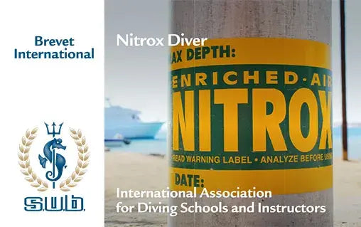 s.u.b. Nitrox Diver specialty Brevetkarte