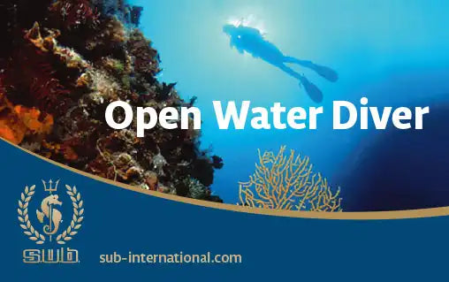 s.u.b. Open Water Diver Brevet