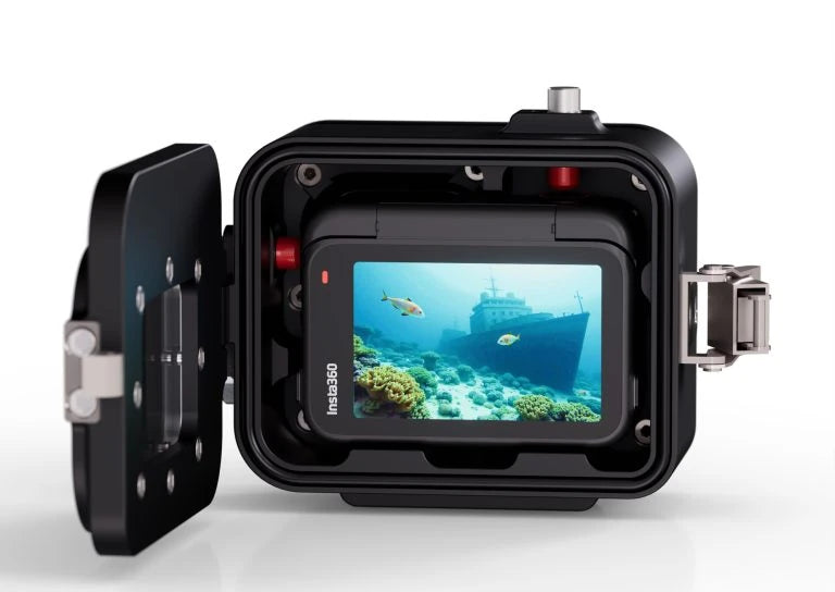 T-Housing für Insta360 Ace Pro 1&2, Rückansicht geöffnet