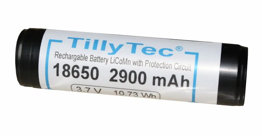 TillyTec Akku 18650, Akku einzeln