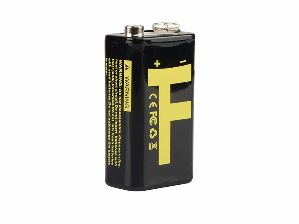Trustfire 9V Block 650mAh Lithium Polymer, Vorderansicht